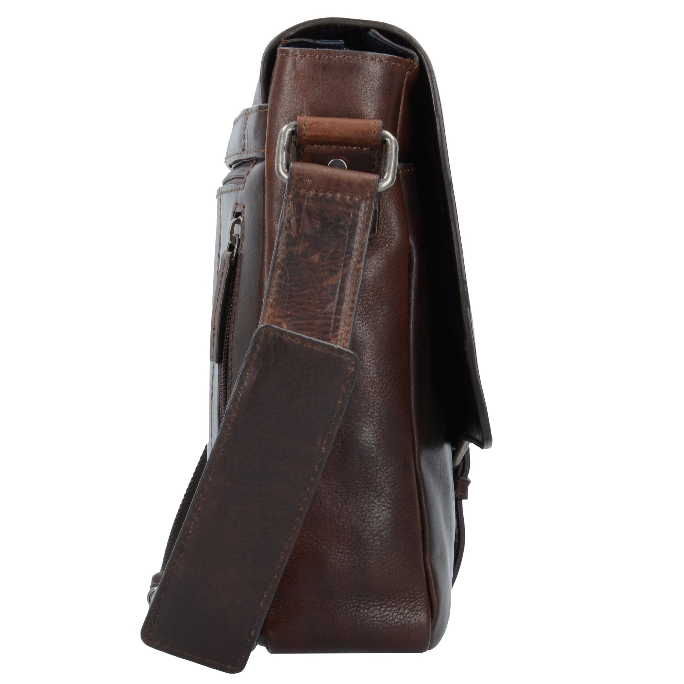 LEONHARD HEYDEN Document Bag 'Roma' in Brown