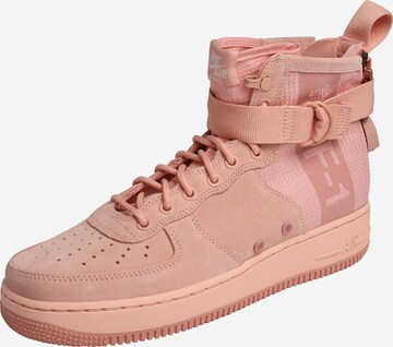 Nike Sportswear Sneakers hoog in Roze: voorkant