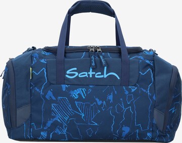 Satch Travel Bag in Blue: front