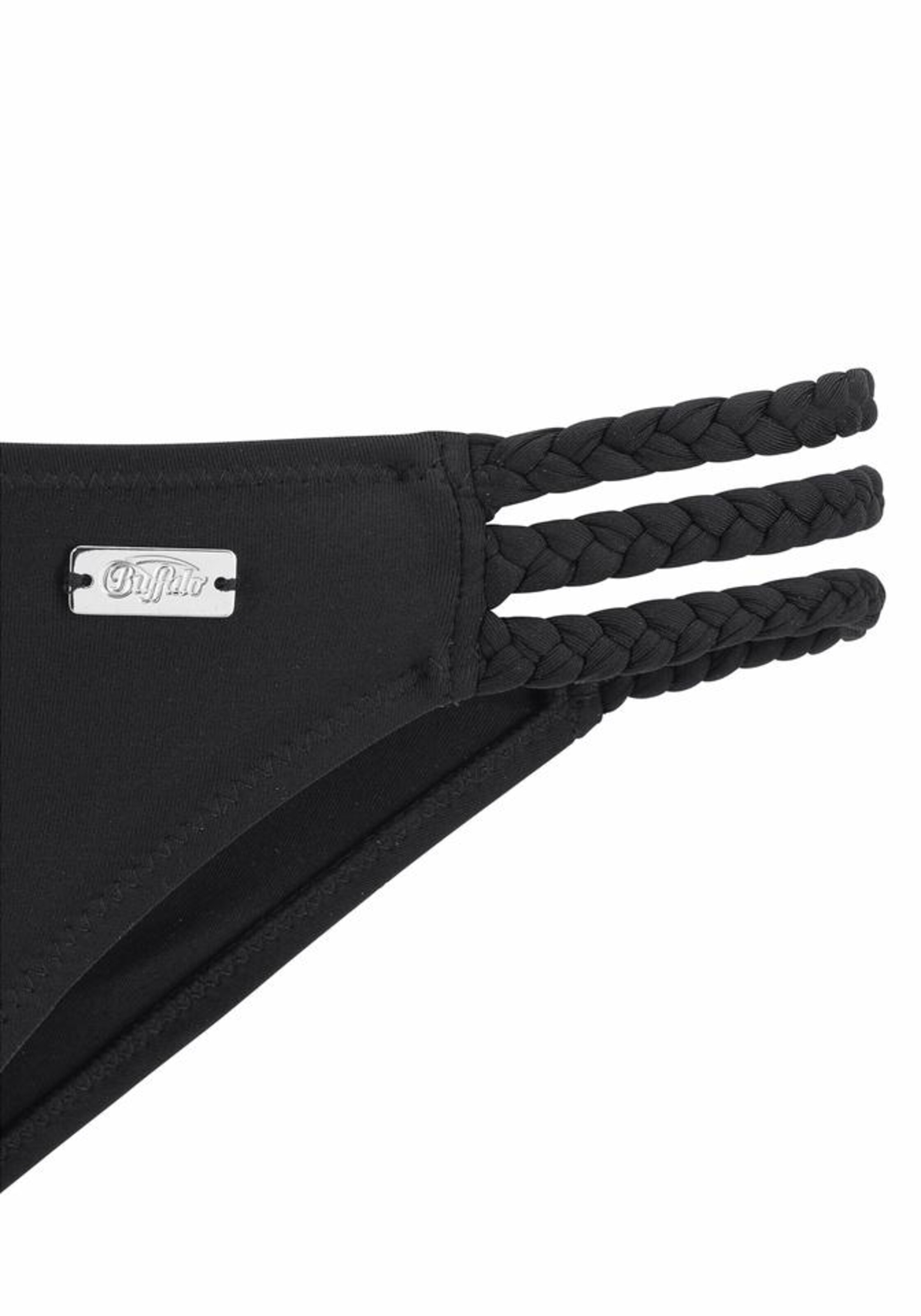 Slip costum de baie 'Happy' de la BUFFALO pe negru