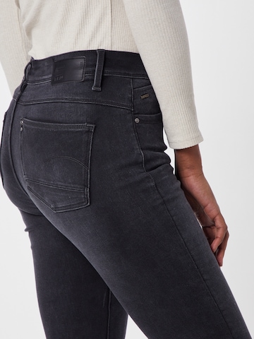 G-Star RAW Skinny Jeans 'Lhana' in Zwart
