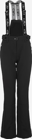 Regular Pantalon outdoor CMP en noir : devant