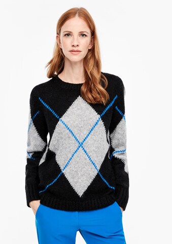 s.Oliver Sweater in Black: front