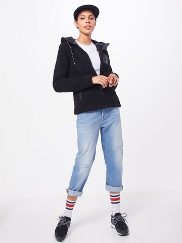 Superdry Fleecová mikina 'Storm Urban' – černá