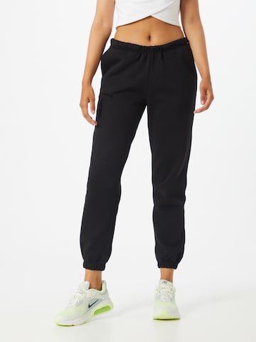 Gina Tricot Tapered Sweatpants in Schwarz: predná strana