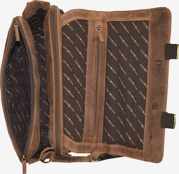 GREENBURRY Document Bag in Brown