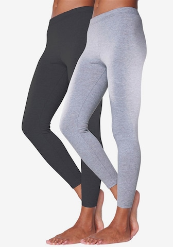 VIVANCE Skinny Leggings in Grey: front