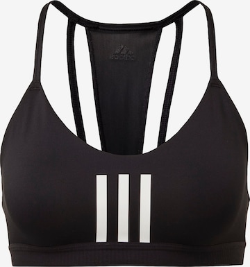 ADIDAS PERFORMANCE High neck Sport bh in Zwart: voorkant