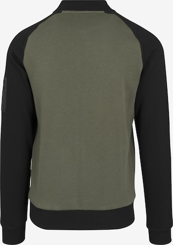 Urban Classics Sweatvest 'Bomber' in Groen