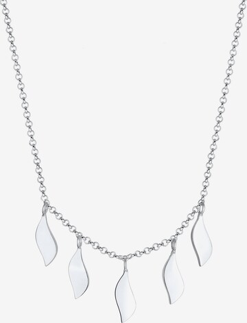 ELLI Feder Halskette 'Boho' in Silber