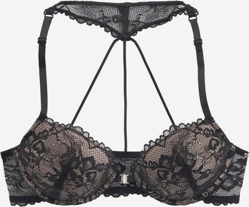 LASCANA Push-up BH in Zwart: voorkant