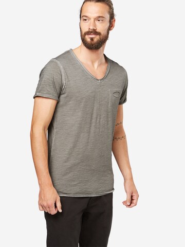 Key Largo T-Shirt 'Soda' in Grau: predná strana