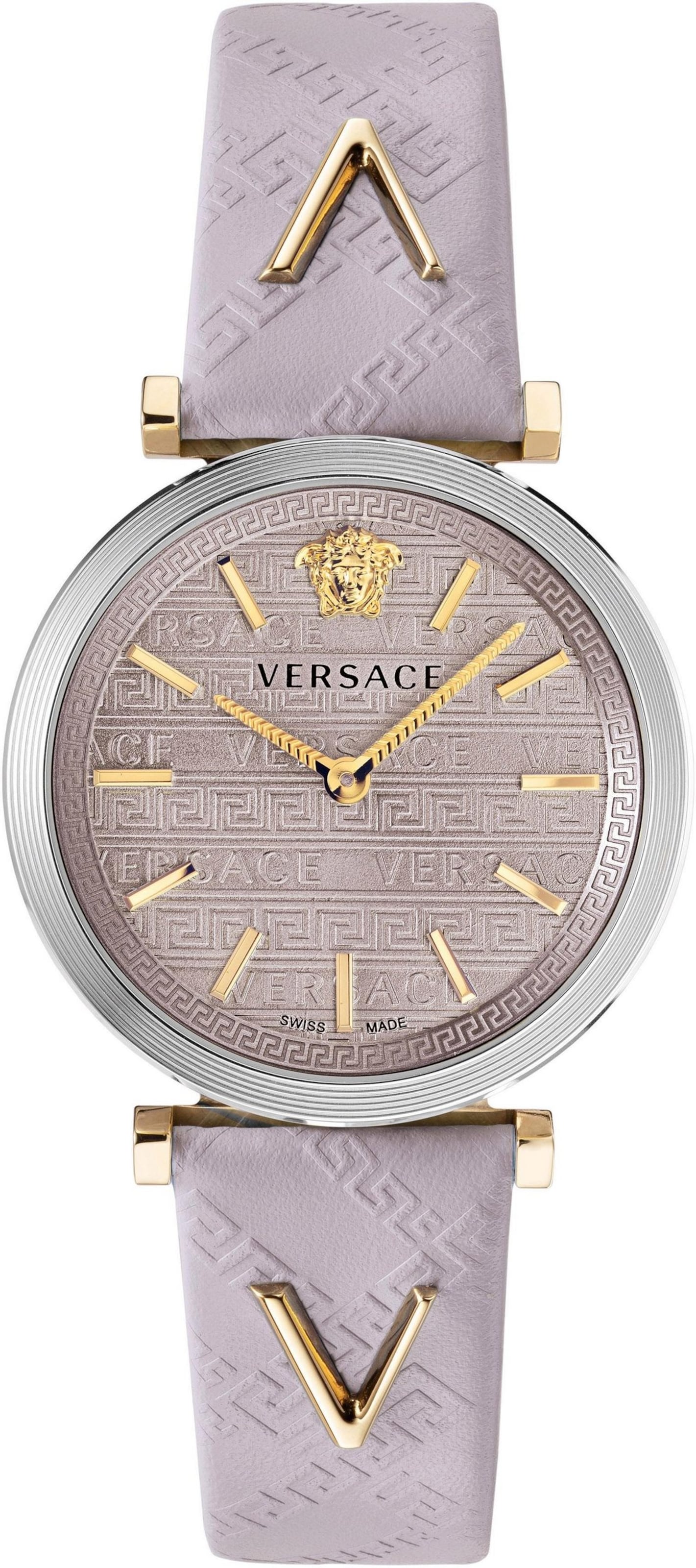 VERSACE Analoguhr 'V-TWIST, VELS00219' in Lila: Vorderseite