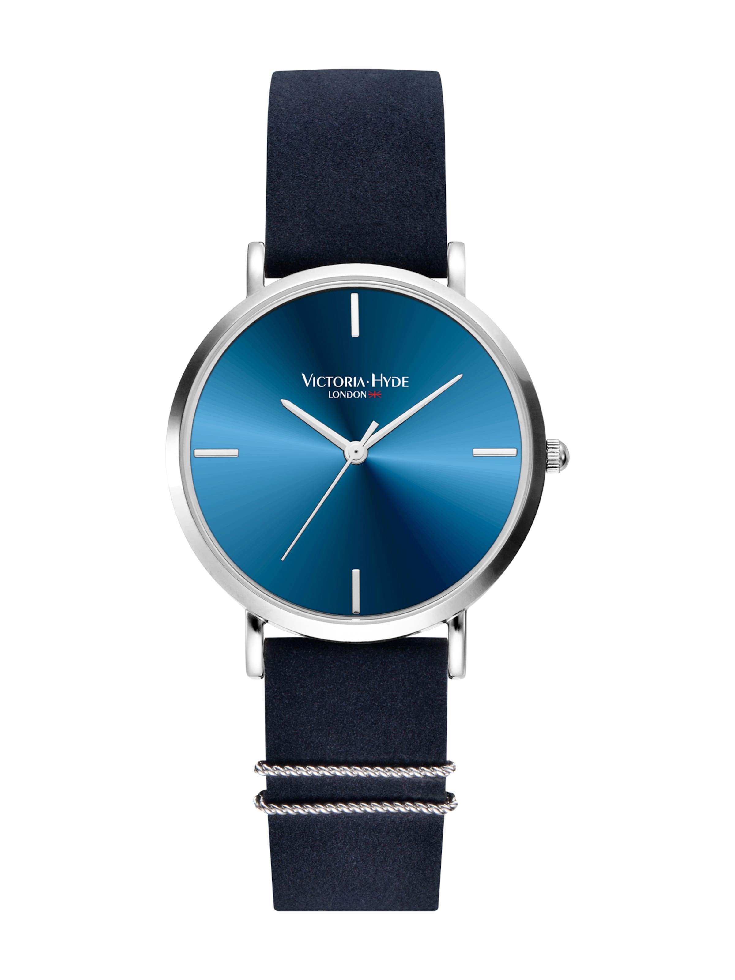 Victoria Hyde - Relógios analógicos 'The Primrose' em azul: frente