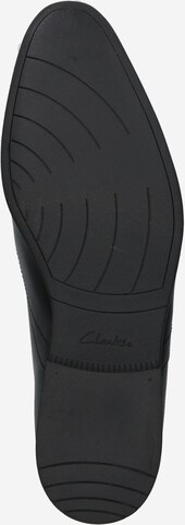 CLARKS Schnürschuh 'Bampton Wing' in Schwarz: spodná strana