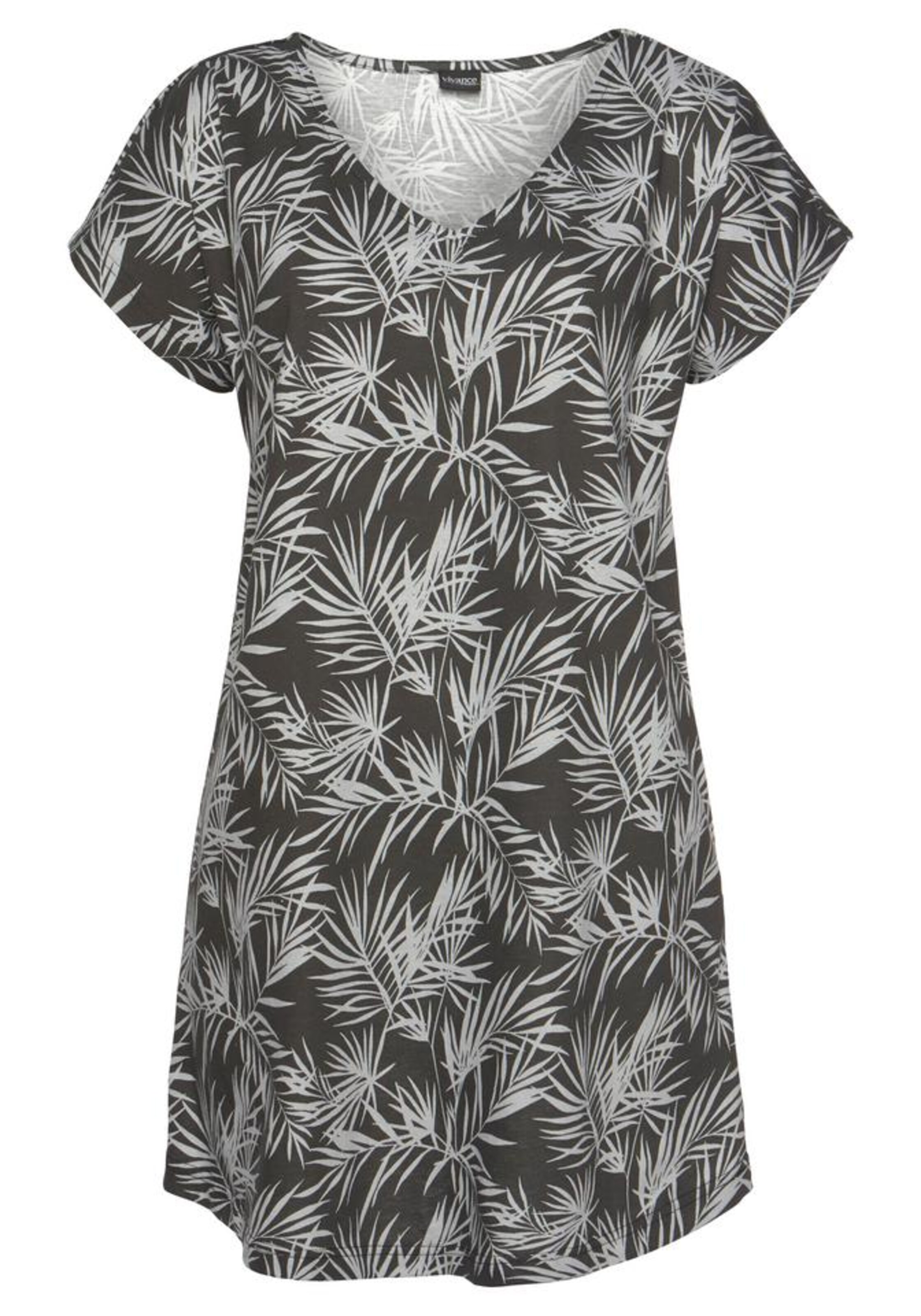 VIVANCE - Nachthemd in schwarz