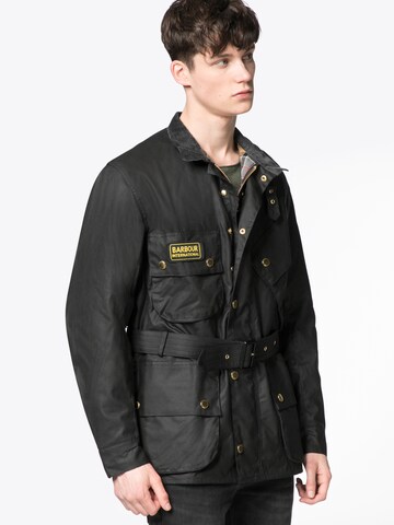 Barbour International Between-Season Jacket 'B. Intl International Original' in Black: front