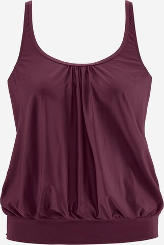 LASCANA Bustier Tankini-Top 'Kati' in Lila: predná strana