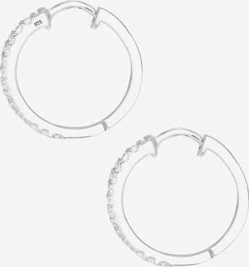 ELLI PREMIUM Earrings 'Twisted' in Silver