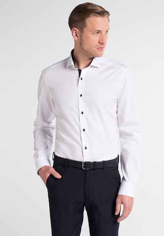 ETERNA - Ajuste regular Camisa de negocios en blanco: frente