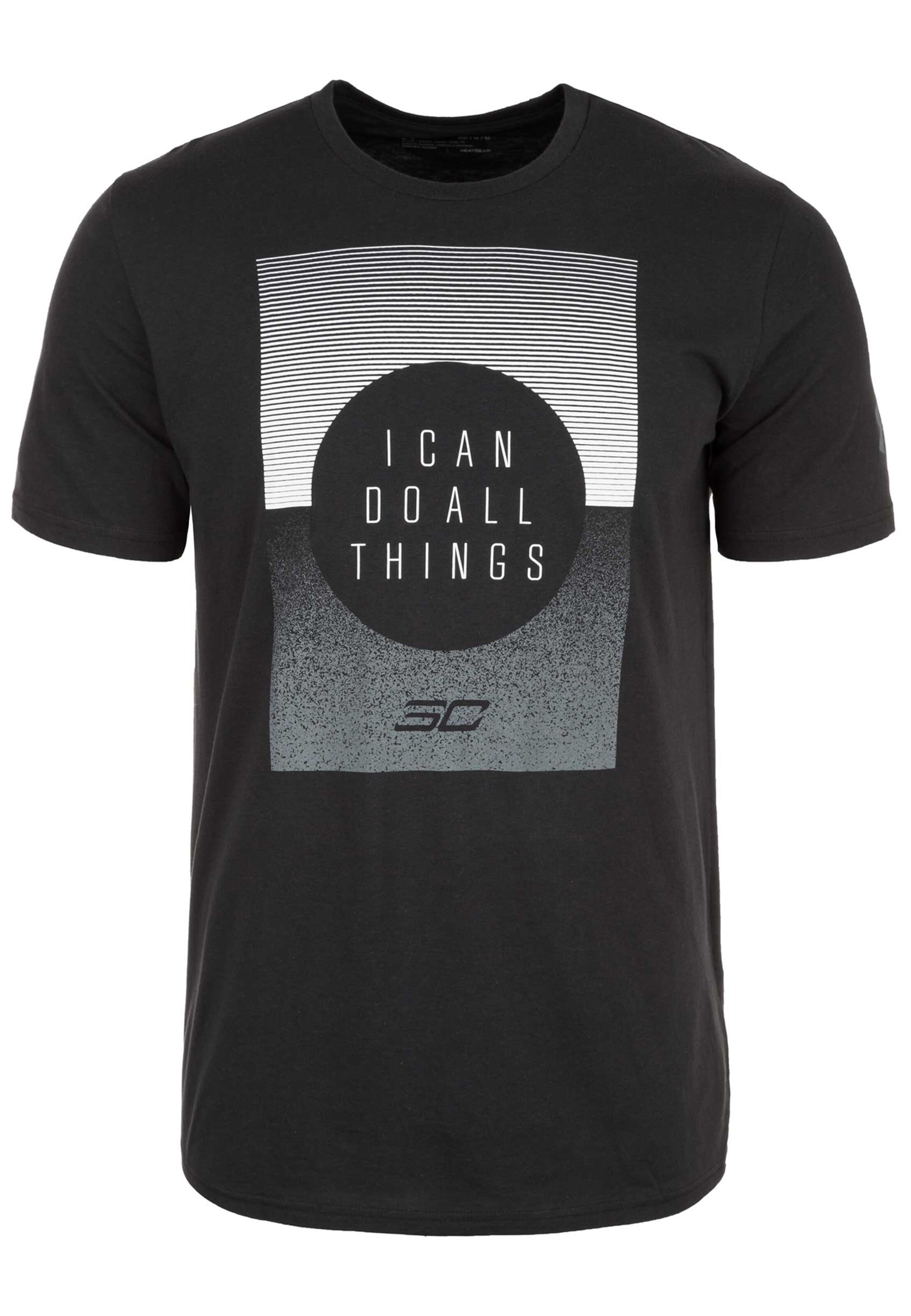 UNDER ARMOUR - Functioneel shirt 'SC30 ICDAT Eclipse' in de kleur Grijs