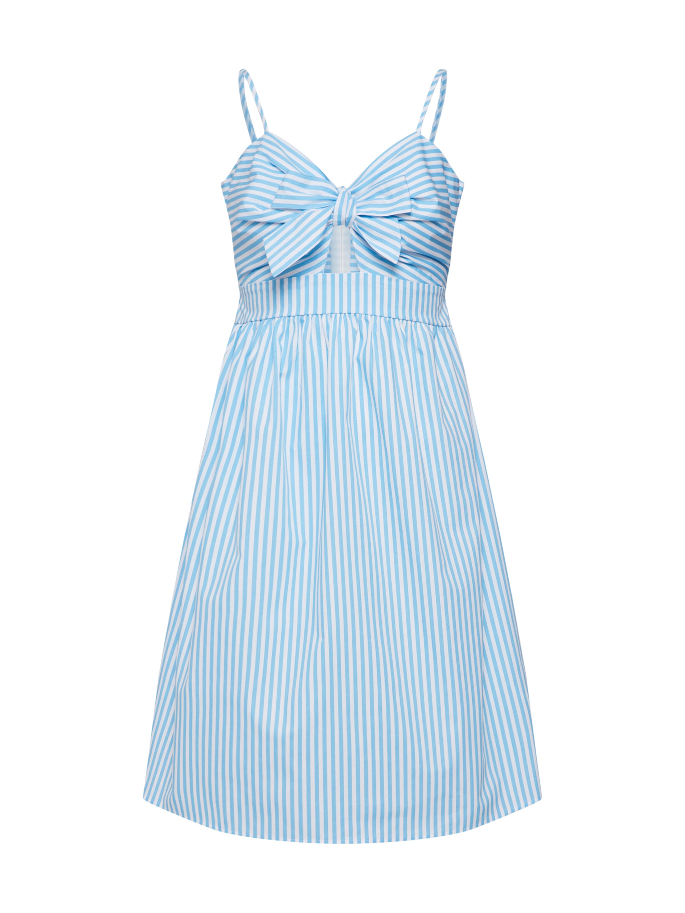 NA-KD - Zomerjurk 'Front Knot' in de kleur Blauw