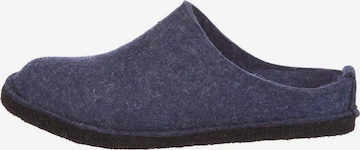 HAFLINGER Slippers in Blue: front