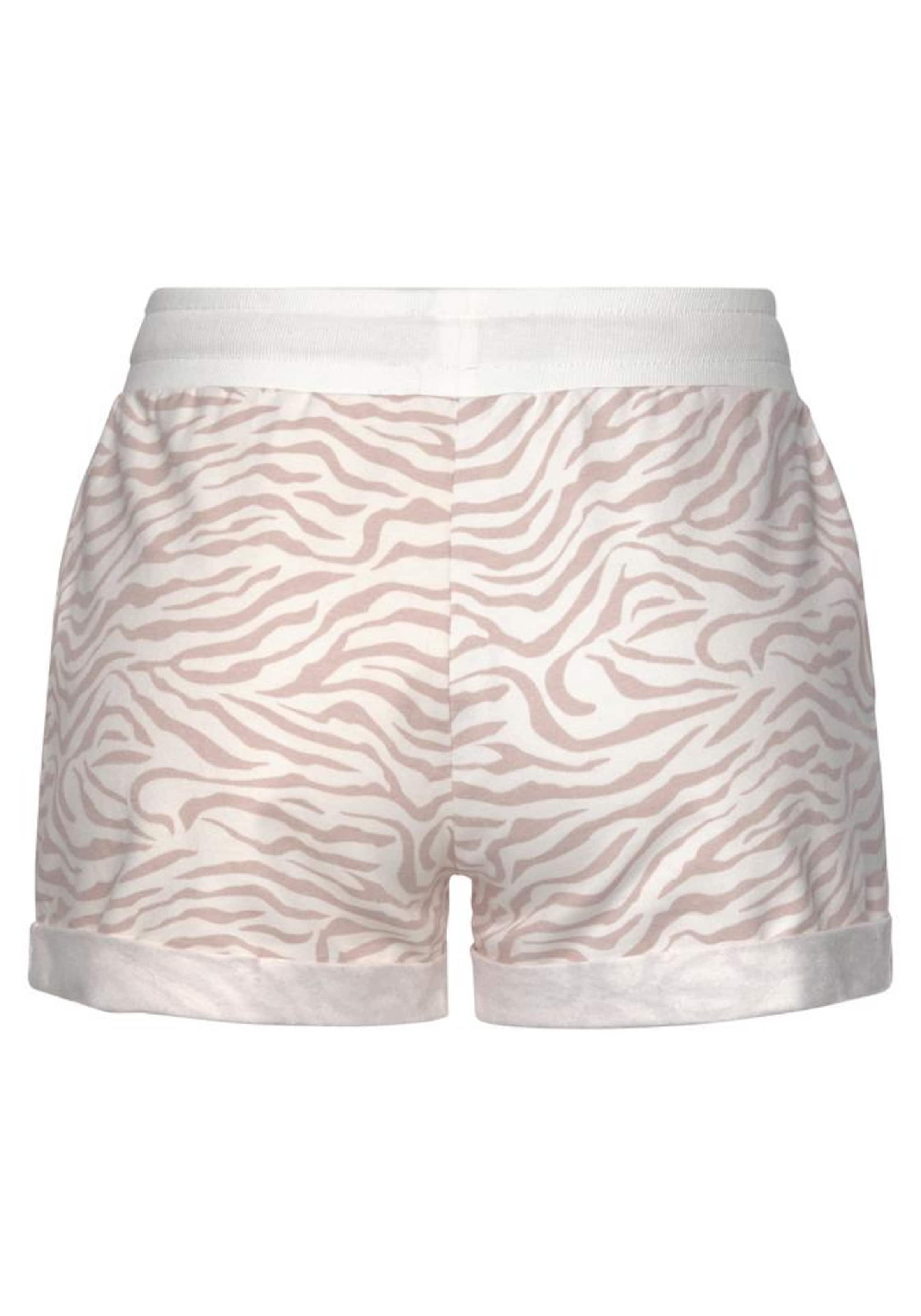 LASCANA Παντελόνι πιτζάμας σε λευκό