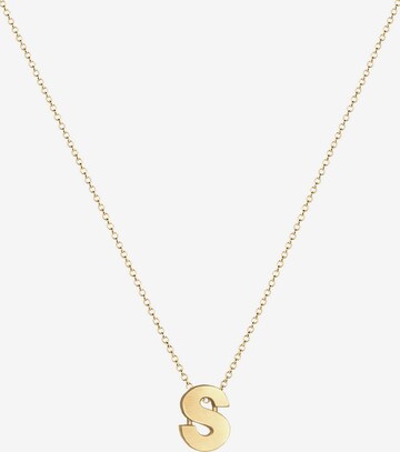 ELLI Necklace 'Buchstabe' in Gold