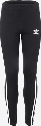 ADIDAS ORIGINALS Skinny Leggings in Schwarz: predná strana