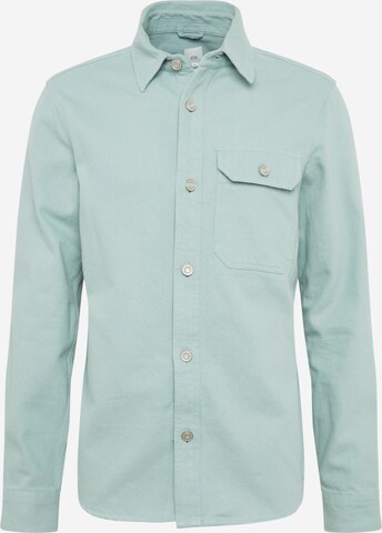 River Island Slim fit Button Up Shirt in Green: front