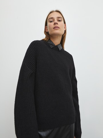 EDITED Sweater 'Beaneth' in Black: front