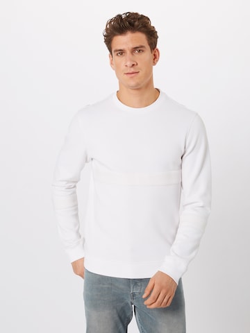 Urban Classics Sweatshirt in White: front