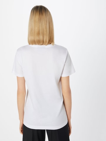 T-shirt 'FOUNDATION' DKNY en blanc : derrière