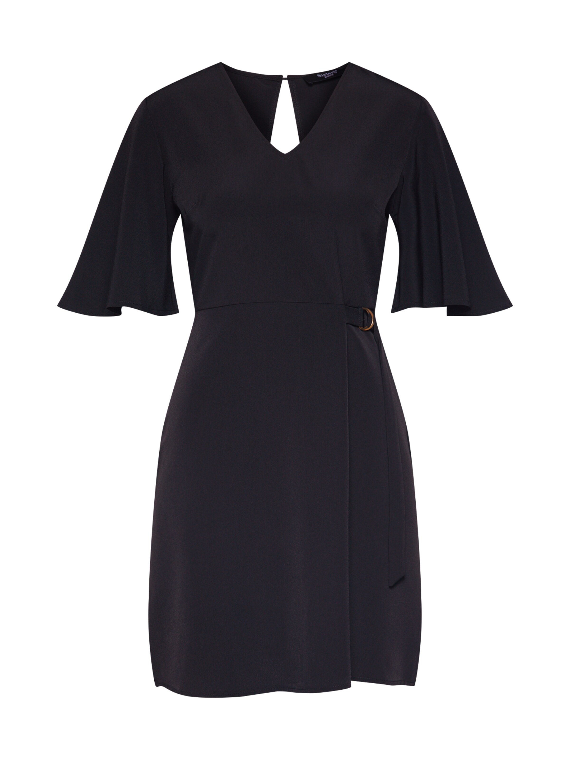 SISTERS POINT - Cocktailjurk 'NAIL-DR' in de kleur Zwart