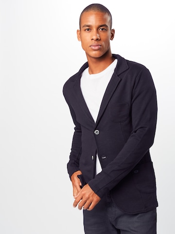 Key Largo Slim fit Pintsak 'Bombay' w kolorze czarny: przód