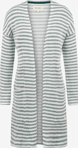 DESIRES Knit Cardigan 'Fee' in Green: front