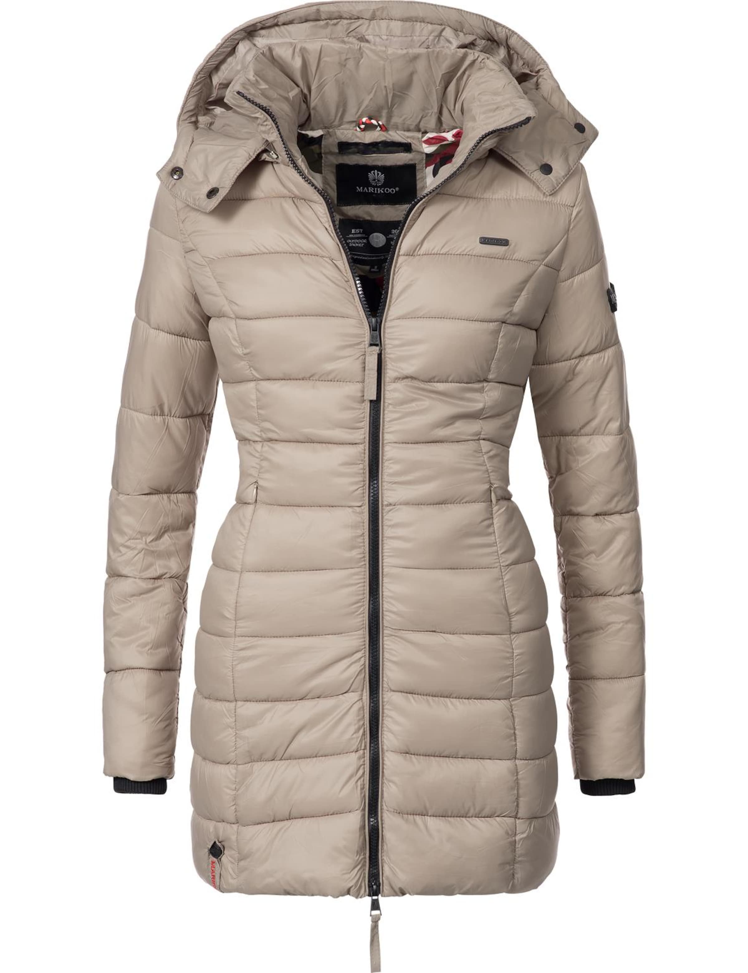 Palton de iarnă 'Abendsternchen' de la MARIKOO pe gri: față