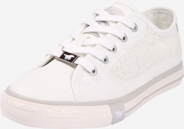 MUSTANG Sneaker low i hvid: forside