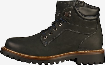 JOSEF SEIBEL Lace-Up Boots in Black