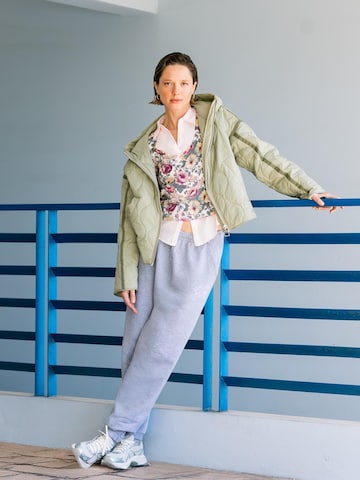 Green Between Season Jacket Look