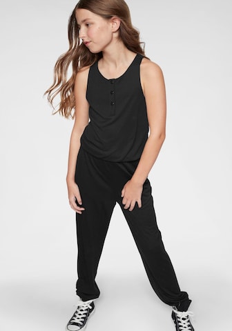 ARIZONA Dungarees in Black: front