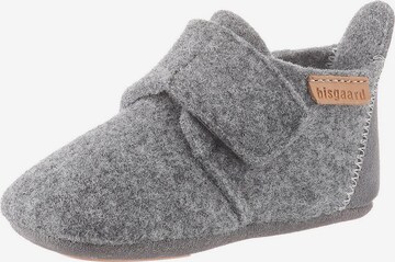 BISGAARD Slippers 'Wool Baby' in Grey: front