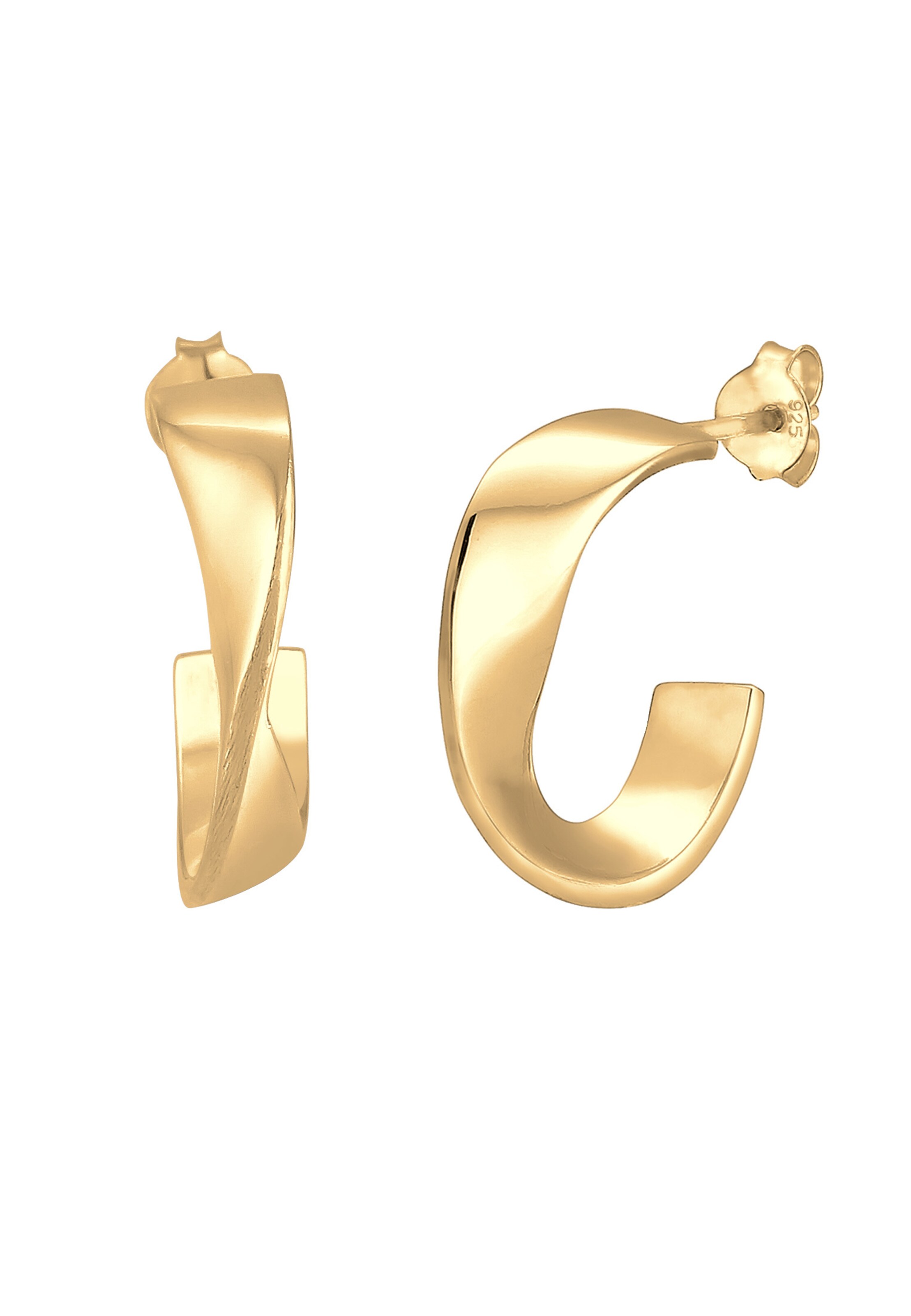 ELLI Ohrringe 'Creole' in Gold