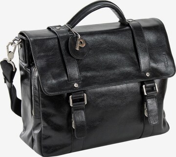 Picard Document Bag in Black: front