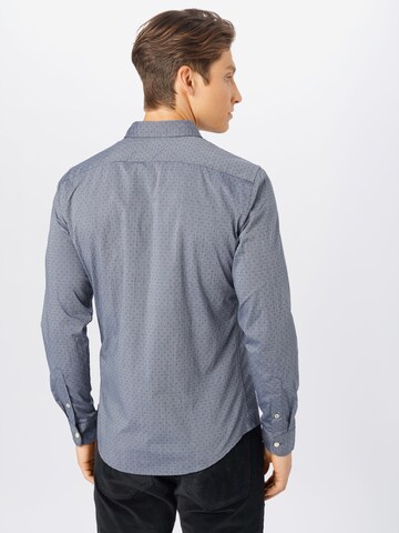 Dockers Slim fit Button Up Shirt 'Alpha' in Blue