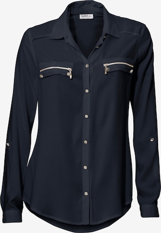 heine Blouse in Blauw: voorkant