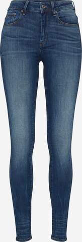 G-Star RAW Дънки '3301 High Skinny Wmn' в синьо: отпред