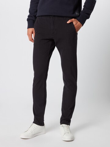 Dockers Skinny Hose 'SMART 360 FLEX ALPHA SKINNY' in Schwarz