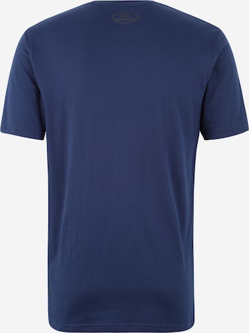 UNDER ARMOUR - Camiseta funcional en azul: atrás